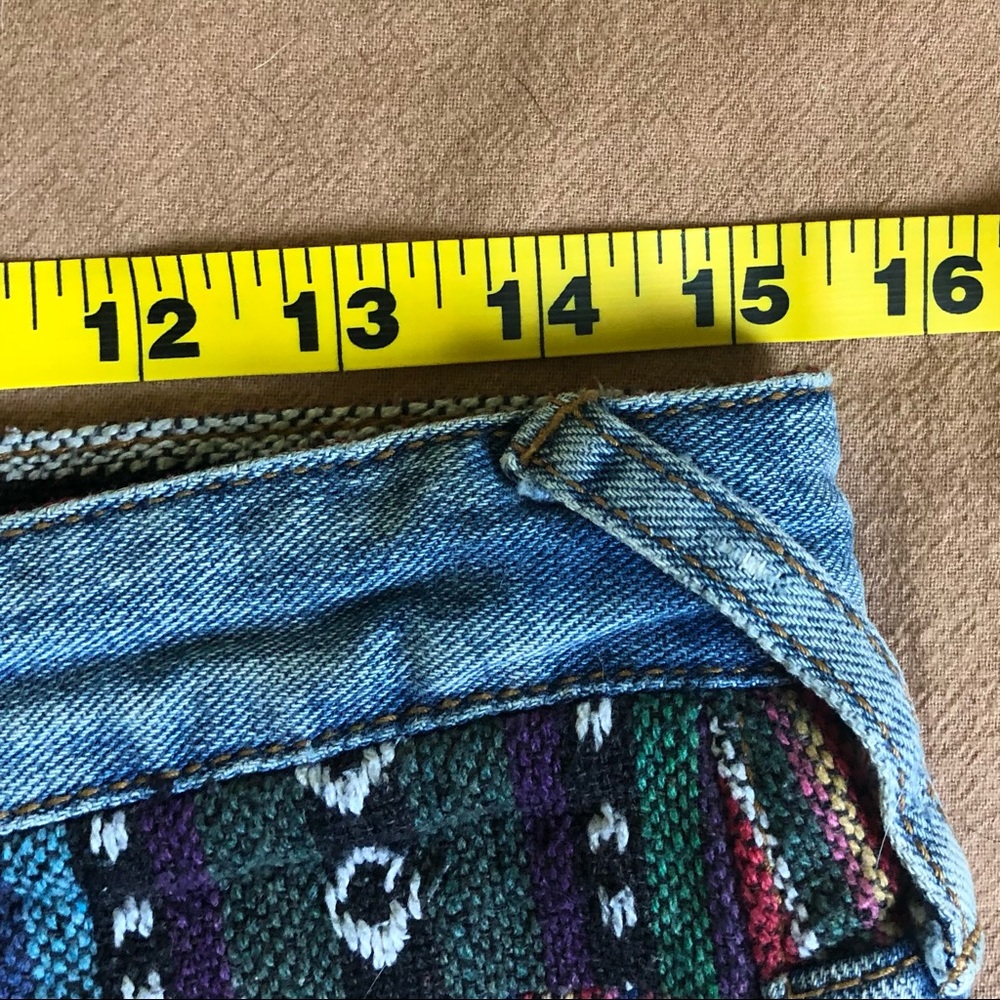 Free People Distressed denim Rugged Baja Shorts Size 26 - Picture 15 of 16